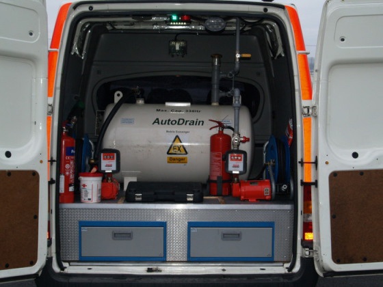 fuel_drain Autocraft's fuel drainage vehicle interior